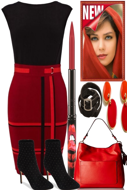 BIT BLACK, BIT RED- Fashion set