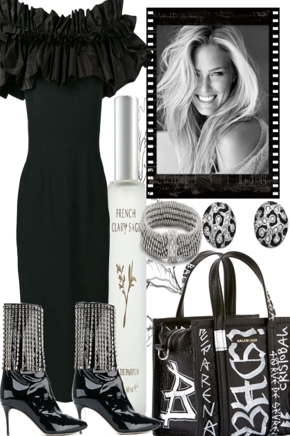 THE LITTLE BLACK ONE FOR TONIGHT- Fashion set