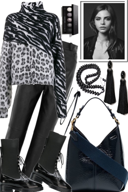 ZEBRA AND LEO- Combinazione di moda