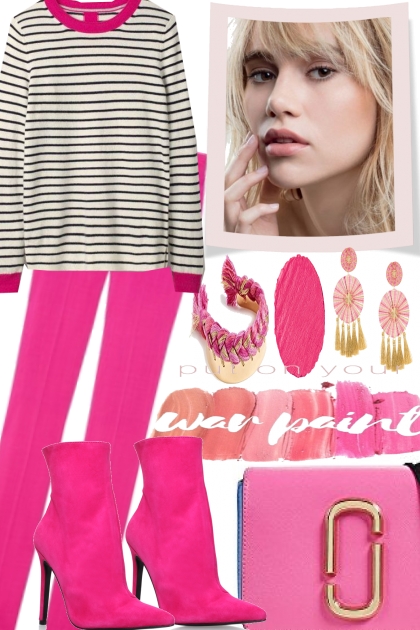 DAYS SO EASY IN PINK- Fashion set