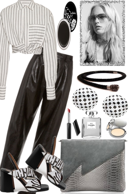 B & W for Dinner- Fashion set