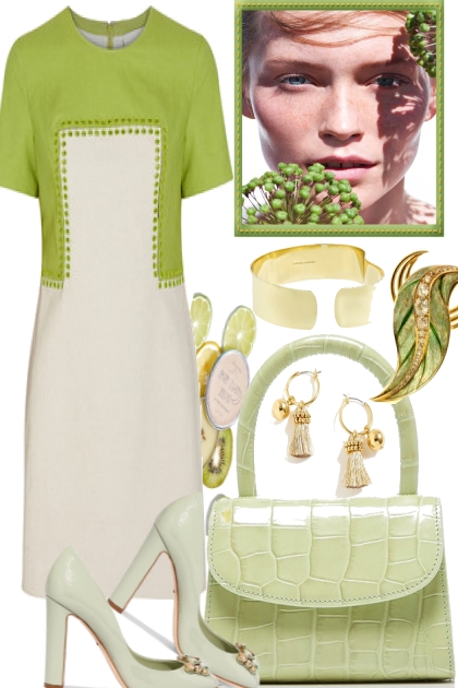 SOFT GREEN IN SPRING- Combinaciónde moda