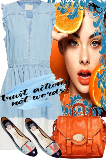 TRUST ACTION NOT WORDS- Fashion set