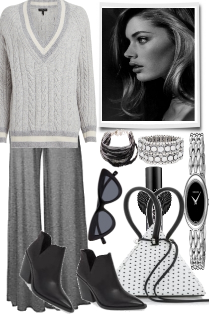 LOVELY IN GREYS- Модное сочетание