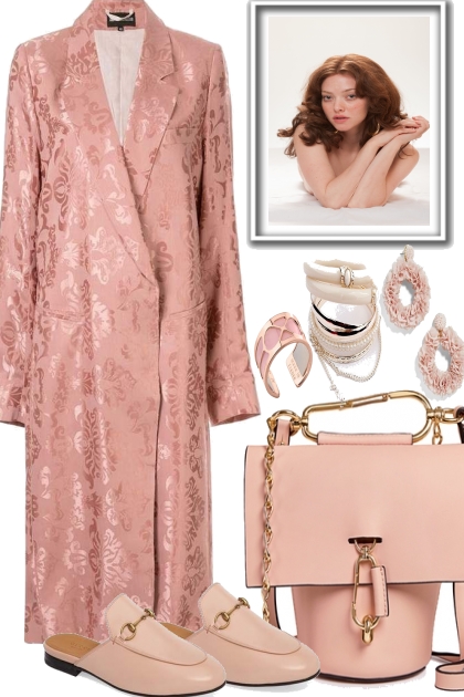 LOVELY SPRING IN NUDE- Fashion set
