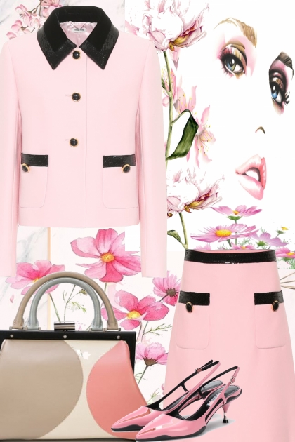 SPRING FLOWERS ALL OVER- Fashion set