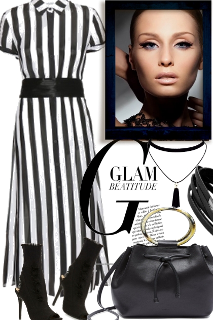 SPRING IN BLACK AND WHITE- Fashion set