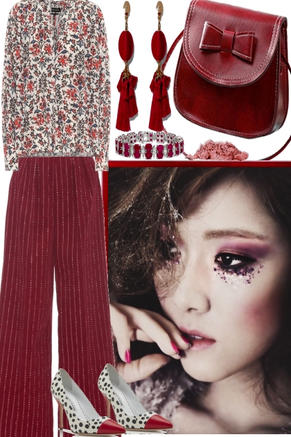 Some dark Reds for Spring- Combinazione di moda