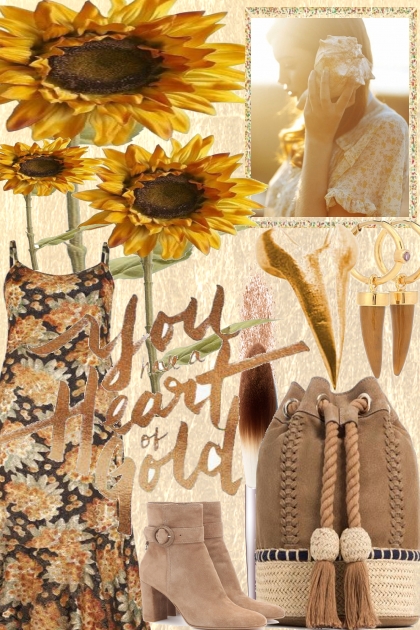 Sunflowers for Summer- Fashion set