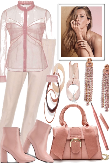 SO LIGHT WITH ROSE- Combinazione di moda