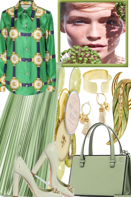 SPRINGTIME IS GREEN- Fashion set