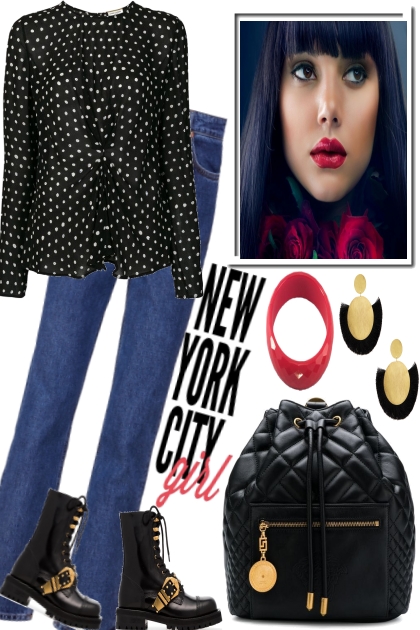 SOME DOTS FOR THE CITY GIRL- Fashion set