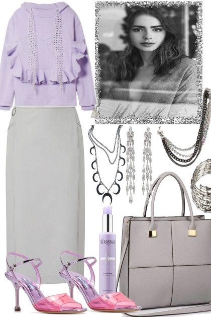 Grey Lavender- Combinazione di moda