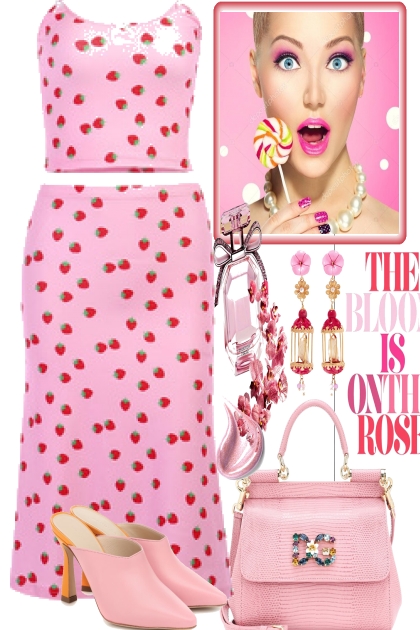 STRAWBERRY AND LOLLYPOP- Fashion set