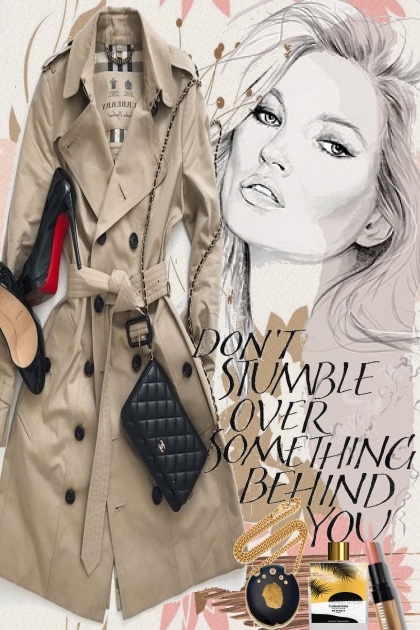 A TRENCH IS ALWAYS A GOOD CHOICE.- Combinazione di moda