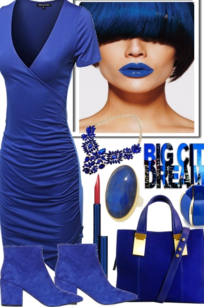 ALL THE BLUES ON FRIDAY- Fashion set
