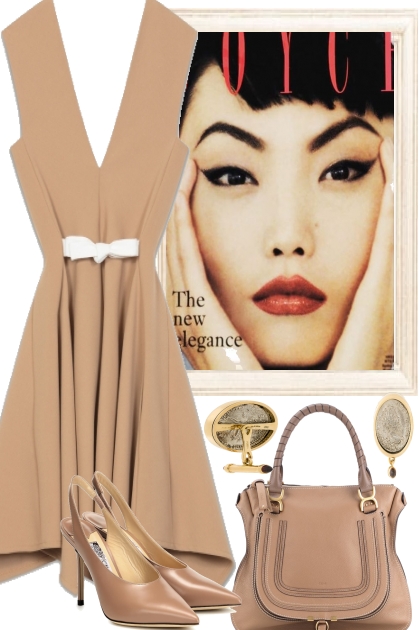 IN THE CITY IN BEIGE- Fashion set