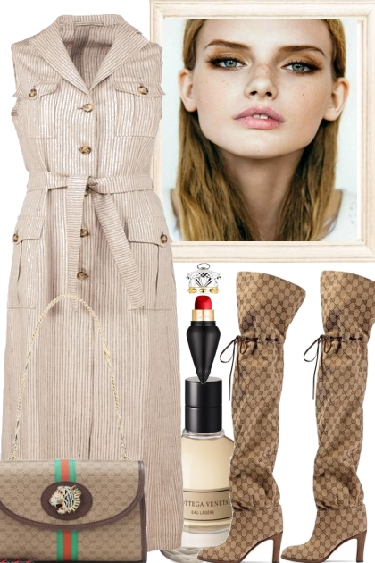 SUMMER DRESS HOT BOOTS- Combinazione di moda