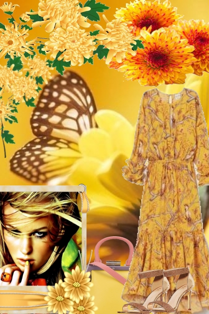 BUTTERFLY IN SUMMER- Fashion set