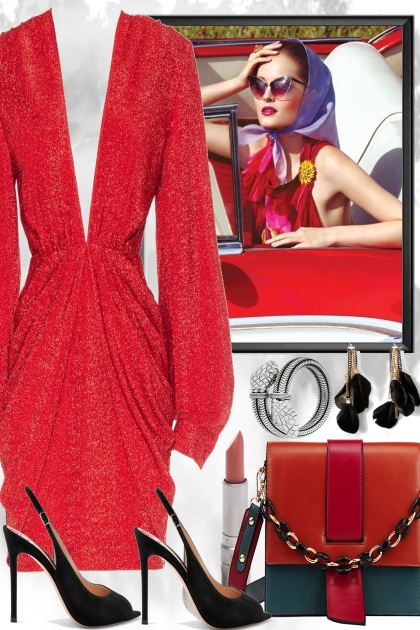 THE LADY LOVES RED- Combinaciónde moda