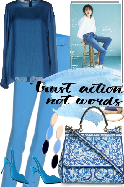 ALLL HER BLUES- Combinazione di moda