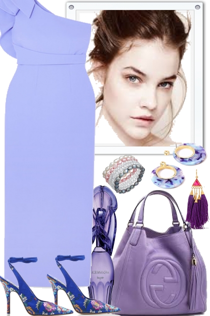 SOME LAVENDER IN THE CITY- Fashion set