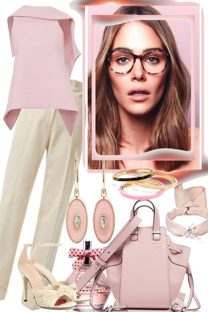 Spring in nude and offwhite- Fashion set
