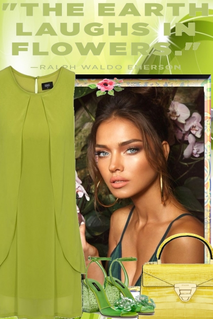 Summer color is green- Fashion set