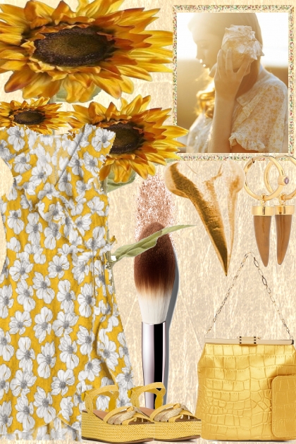 HAPPY SUMMER WITH SUNFLOWERS- Fashion set