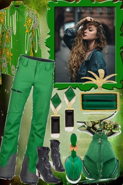 GREEN POWER- Fashion set