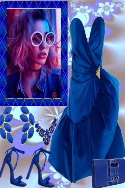 TONIGHT: THE BLUES- combinação de moda