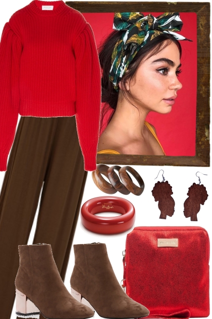 THE RED BROWNIES.- combinação de moda