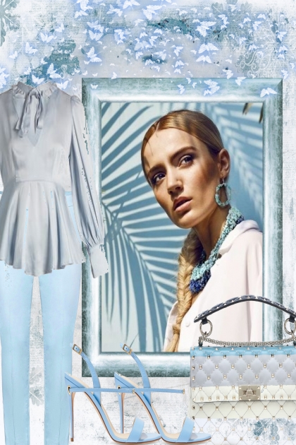 THE BLUES IN THE MIDDLE OF THE WEEK- Combinazione di moda