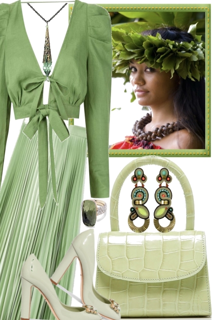 LAST DAYS IN SUMMR ARE GREEN- Combinazione di moda