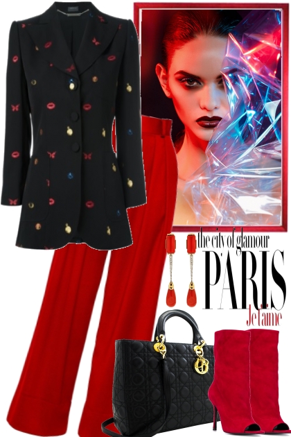ELEGANT IN PARIS.- Combinaciónde moda