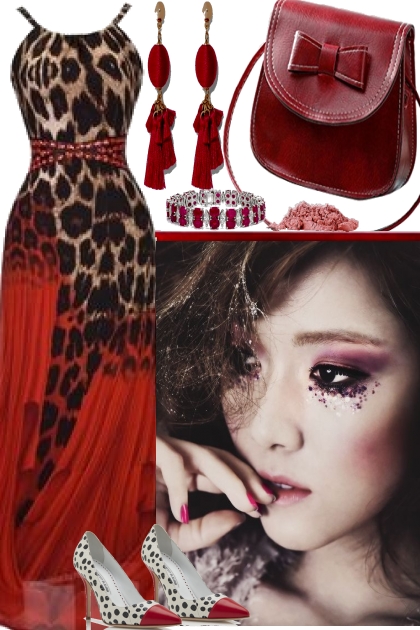 SOME RED LEO- Combinazione di moda