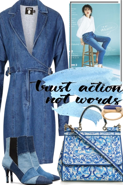THE BLUES WITH JEANS- Combinazione di moda