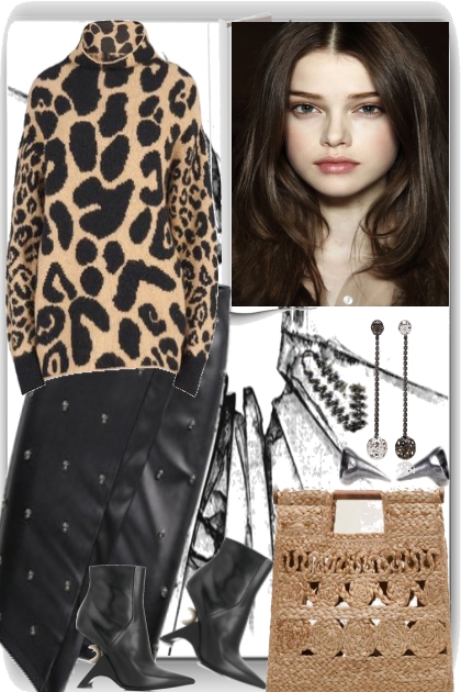 BLACK AND LEO, IN THE CITY- Combinaciónde moda