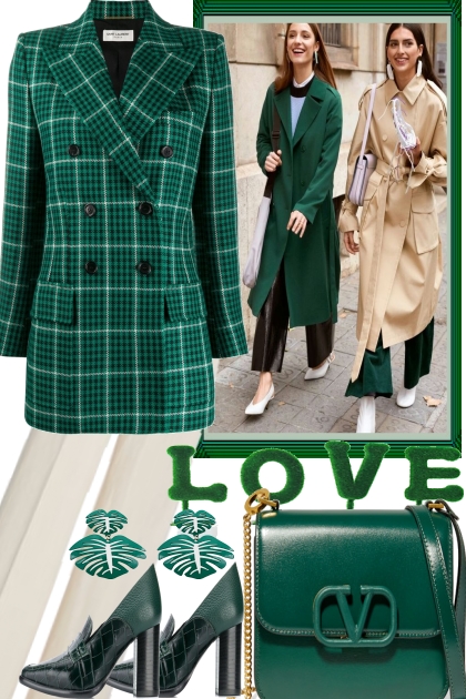 OFFWHITE AND GREEN- Модное сочетание