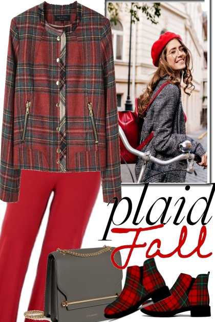PLAID IN FALL- コーディネート