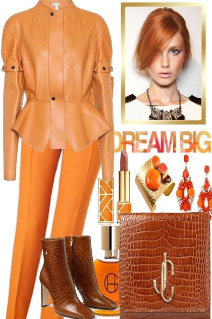 A LOT OF ORANGE- Fashion set