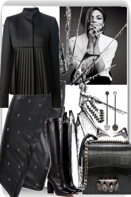 ALL YOUR BLACKS IN FALL- Combinaciónde moda