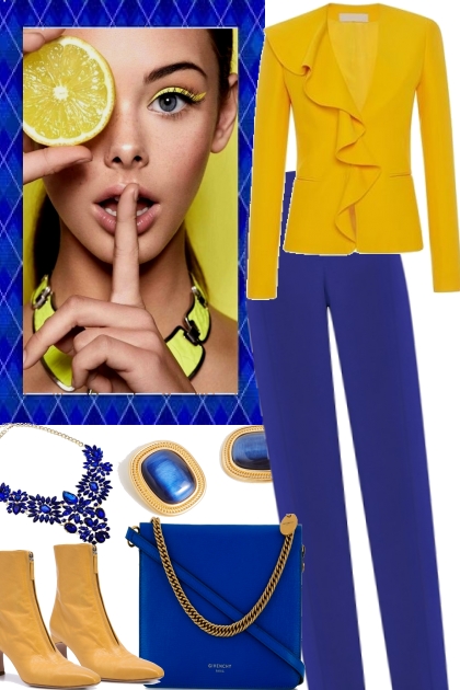 THE BLUES AND THE SUNISHINE- Combinaciónde moda