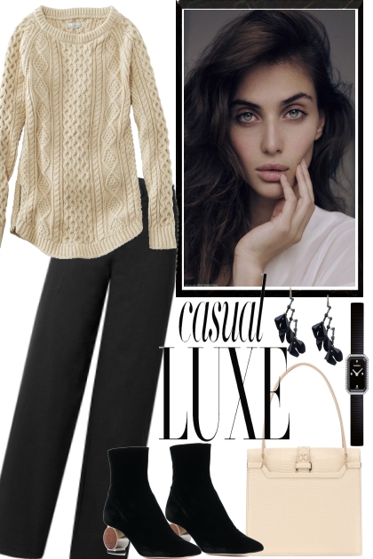 CASUAL LUXE .- Combinaciónde moda