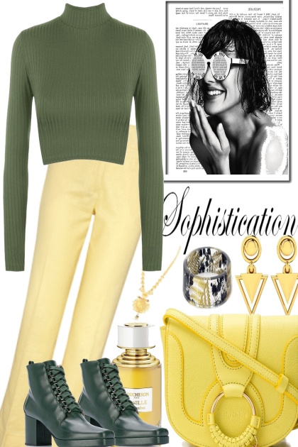 COMFY WITH YELLOW- Fashion set