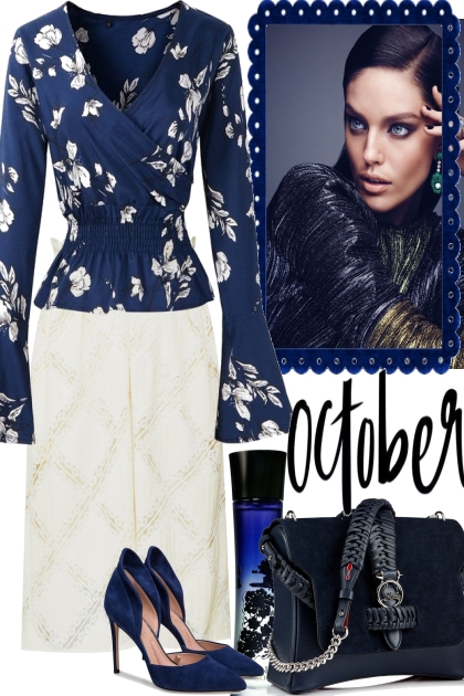 OCTOBER. .- Combinazione di moda