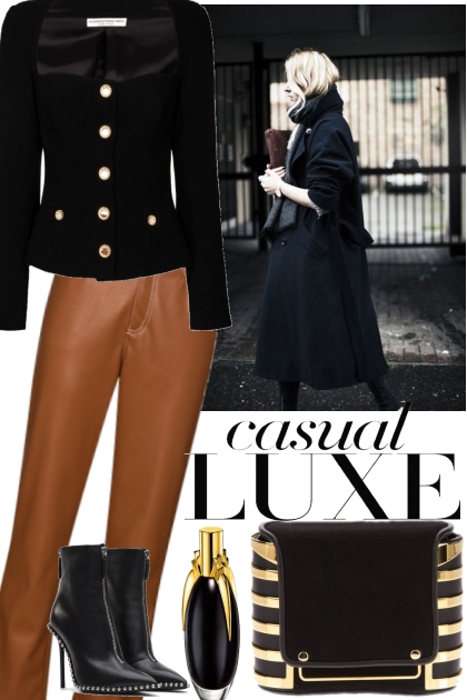  CASUAL LUXE.- Modekombination