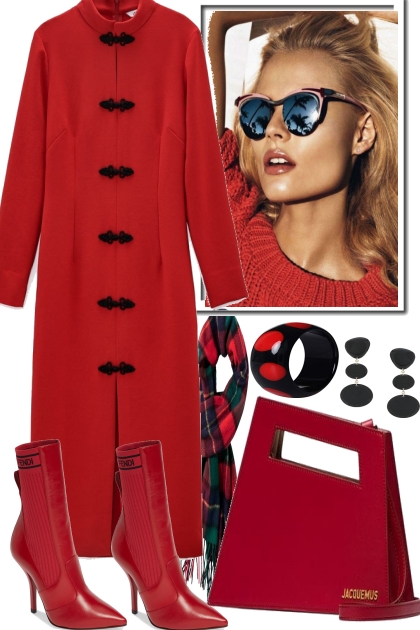    A GOOD CHOICE ; RED- Combinaciónde moda