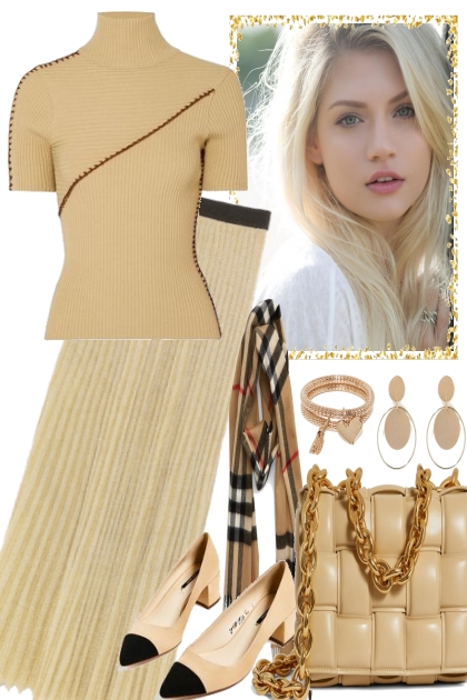 FALL BEAUTY IN BEIGE- Fashion set