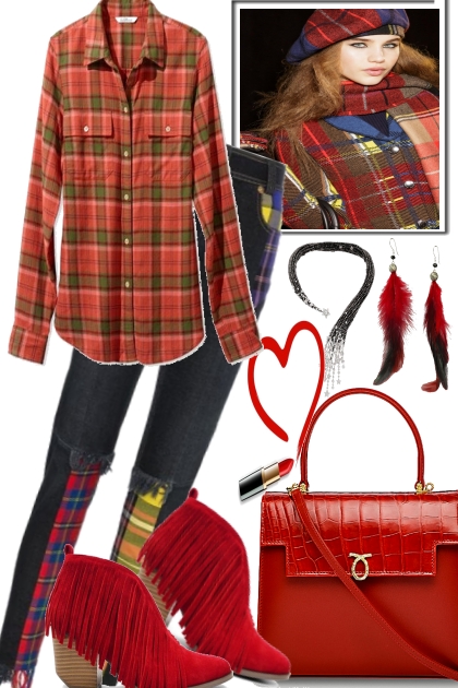 WEAR YOUR PLAIDS THIS SEASON- Combinaciónde moda